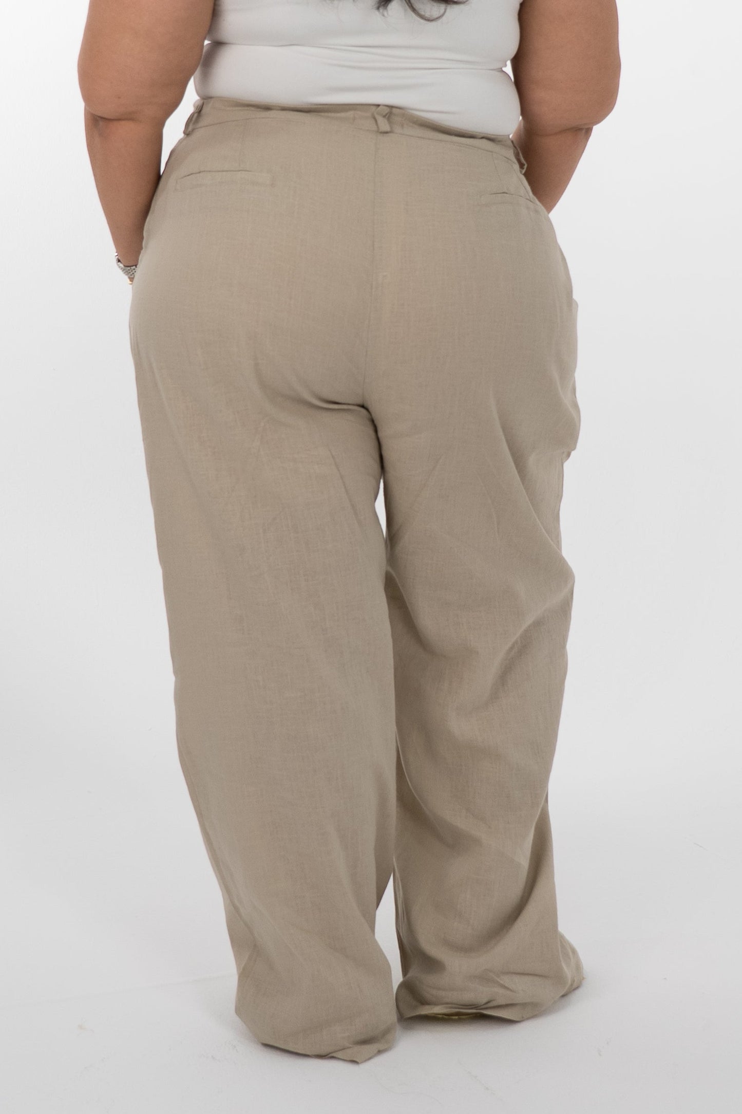 Pure Linen Wide-Leg Trouser