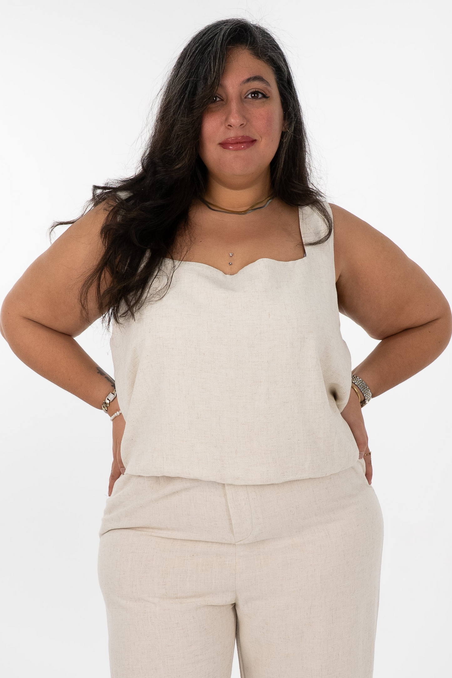 Summer Linen Top