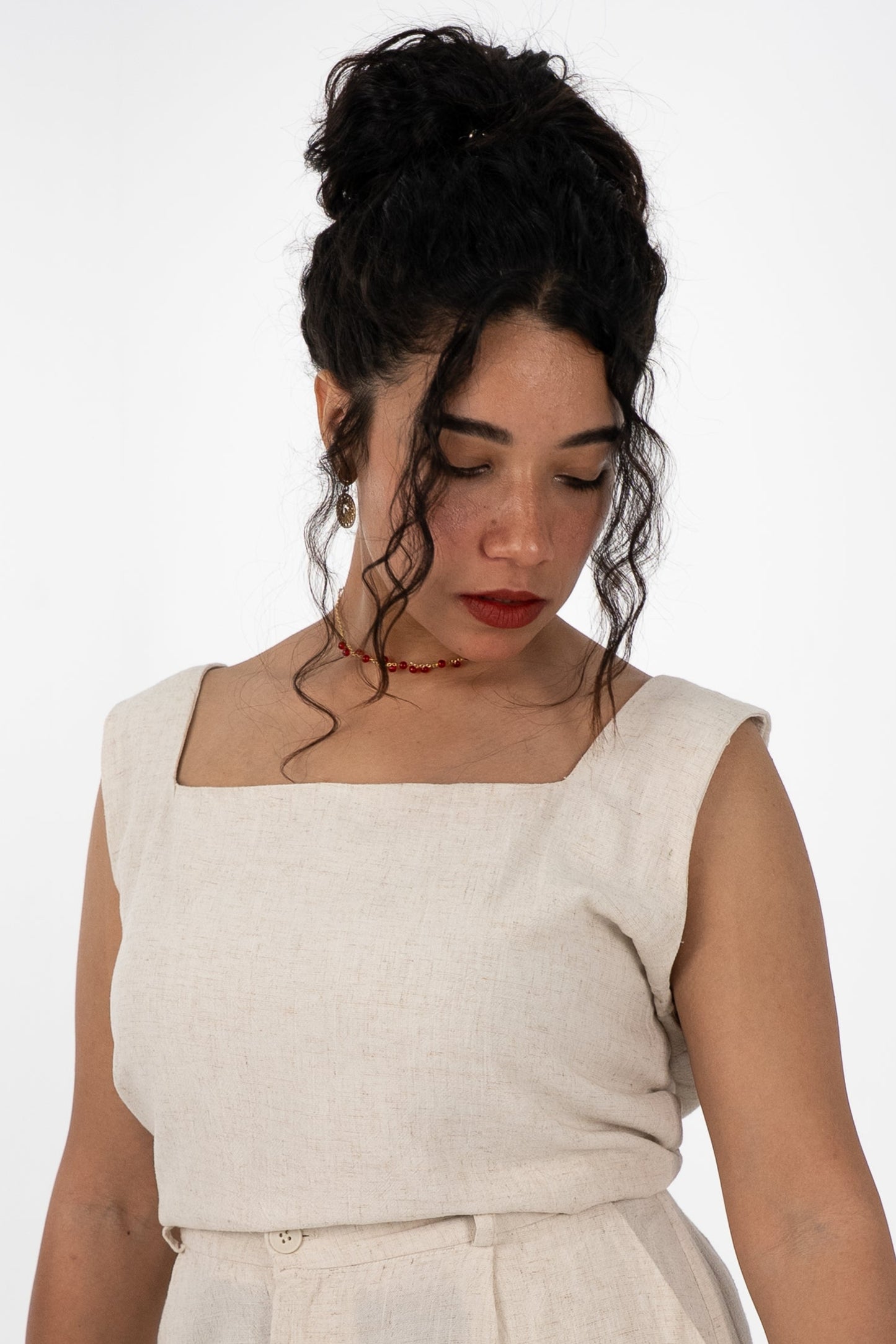 Summer Linen Top